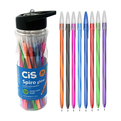 CANETA ESF CIS SPIRO 0.7 AZ/PT-570800