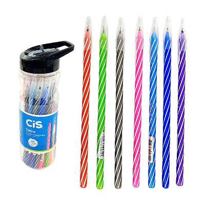 CANETA ESF CIS SPIRO 0.7 SORTIDO-520600