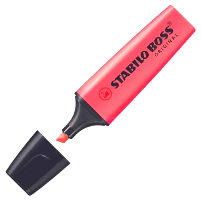 70/40 STABILO BOSS VERMELHO C/10-1142800