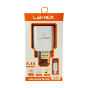 CARREGADOR LEHMOX V8 LE510 MICRO