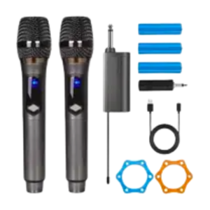 MICROFONE KAPBOM SPEAKER DUPLI S/ FIO KA-M93