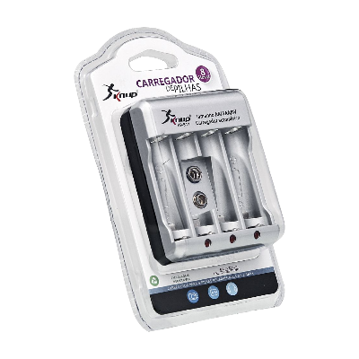 CARREGADOR DE PILHAS KNUP KP-511