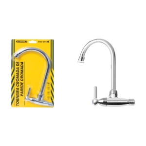 TORNEIRA CROMADA DE PAREDE CROMADABOMVINK BOM-2012