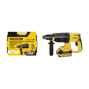 MARTELETE ROTATIVO ROMPEDOR BRUSHLESS COM IMPACTO-26MM BOMVINK BOM-9745