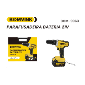 PARAFUSADEIRA BATERIA 21V BOMVINK BOM-9963