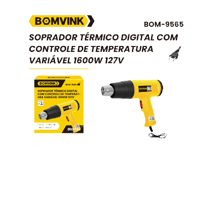 SOPRADOR TÉRMICO 1600W 127V BOMVINK BOM-9565