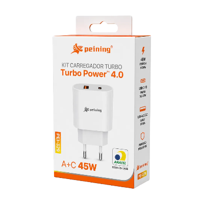 CARREGADOR USB+TPC PEINING PEI-329