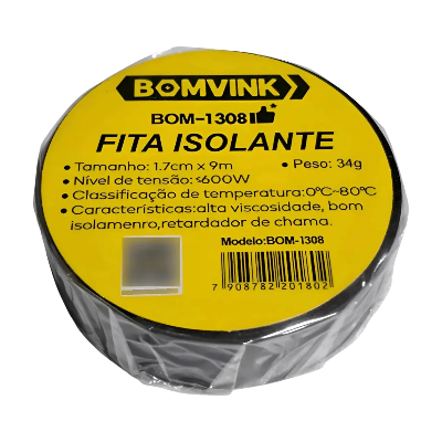 FITA ISOLANTE BOMVINK BOM-1308