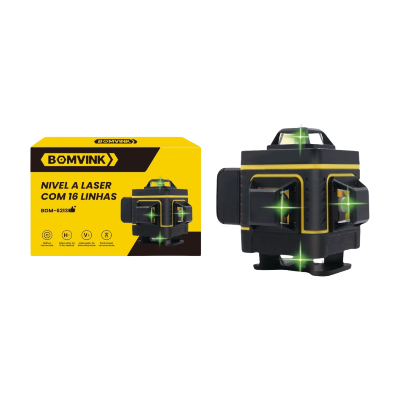NÍVEL A LASER COM 16 LINHAS BOMVINK BOM-6213