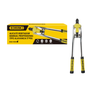 ALICATE REBITADOR MANUAL PROFISSIONAL TIPO ALAVANCA 17 POL BOMVINK BOM-1646