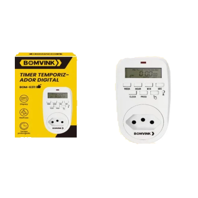 TIMER TEMPORIZADOR DIGITAL BOMVINK BOM-6311