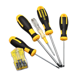 CONJUNTO COM 4 CHAVES DE FENDA E PHILLIPS BOMVINK BOM-3119