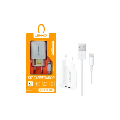 CARREGADOR LEHMOX IP LE-511-3