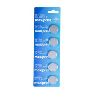 BATERIA LITHIUM MAXPRINT CR2025 3V BT C/5 - 758619