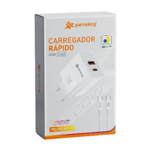 CARREGADOR USB+TPC 20w TPC PEINING PEI-PD167-5