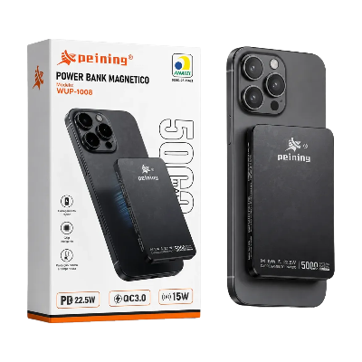 POWER BANK MAGNETICO 5000Mah PEINING WUP-1008