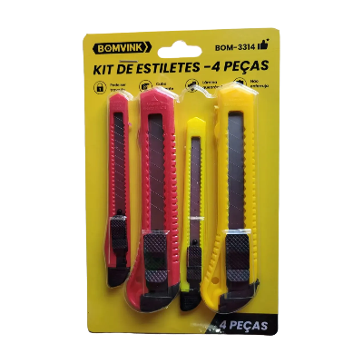 KIT ESTILETES 4 PCS BOMVINK BOM-3314