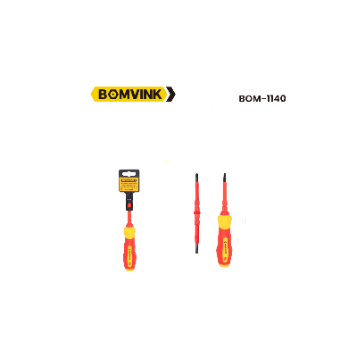 CHAVE DE FENDA 1/4 DUPLA MAG BOMVINK BOM-1140