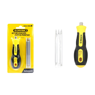 KIT CHAVES 6 PONTAS BOMVINK BOM-3106