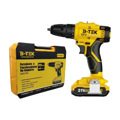 FURADEIRA E PARAFUSADEIRA B-TEK BT-DZ77