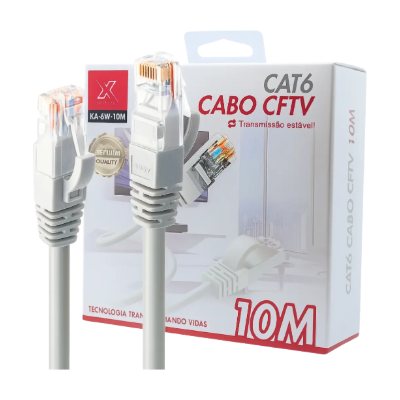 CABO DE REDE ALTA VELOCIDADE 10M KA-6W-10M