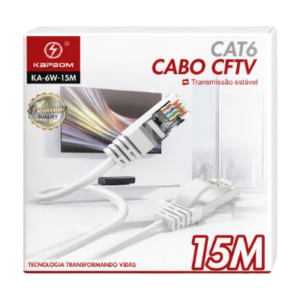 CABO DE REDE ALTA VELOCIDADE 15M KA-6W-15M